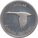 1967 SILVER ONE DOLLAR CANADA - SILVER WORLD COINS - Cambridgeshire Coins
