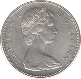 1967 SILVER ONE DOLLAR CANADA - SILVER WORLD COINS - Cambridgeshire Coins
