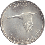 1967 SILVER ONE DOLLAR CANADA - SILVER WORLD COINS - Cambridgeshire Coins