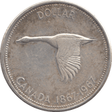 1967 SILVER ONE DOLLAR CANADA - SILVER WORLD COINS - Cambridgeshire Coins