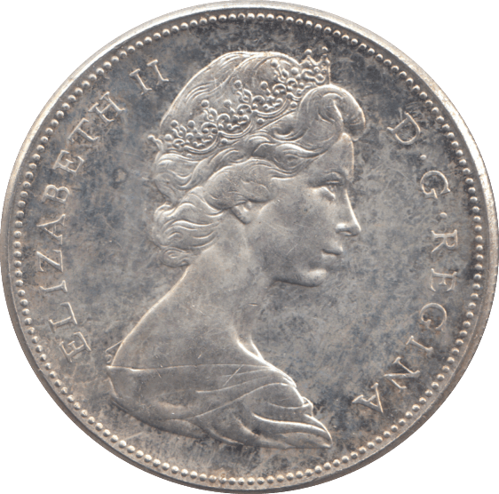 1967 SILVER ONE DOLLAR CANADA - SILVER WORLD COINS - Cambridgeshire Coins