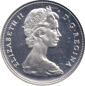 1967 SILVER PROOF ONE DOLLAR CANADA - SILVER WORLD COINS - Cambridgeshire Coins