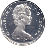 1967 SILVER PROOF ONE DOLLAR CANADA - SILVER WORLD COINS - Cambridgeshire Coins