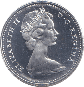 1967 SILVER PROOF TEN CENTS CANADA - SILVER WORLD COINS - Cambridgeshire Coins