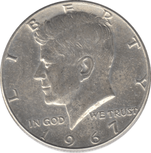 1967 SILVER USA HALF DOLLAR - SILVER WORLD COINS - Cambridgeshire Coins