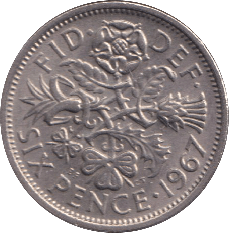 1967 SIXPENCE ( UNC ) - SIXPENCE - Cambridgeshire Coins