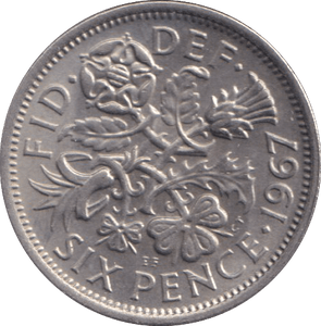 1967 SIXPENCE ( UNC ) - SIXPENCE - Cambridgeshire Coins