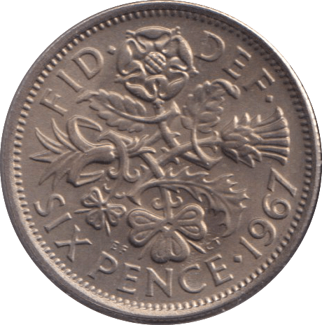 1967 SIXPENCE ( UNC ) - SIXPENCE - Cambridgeshire Coins