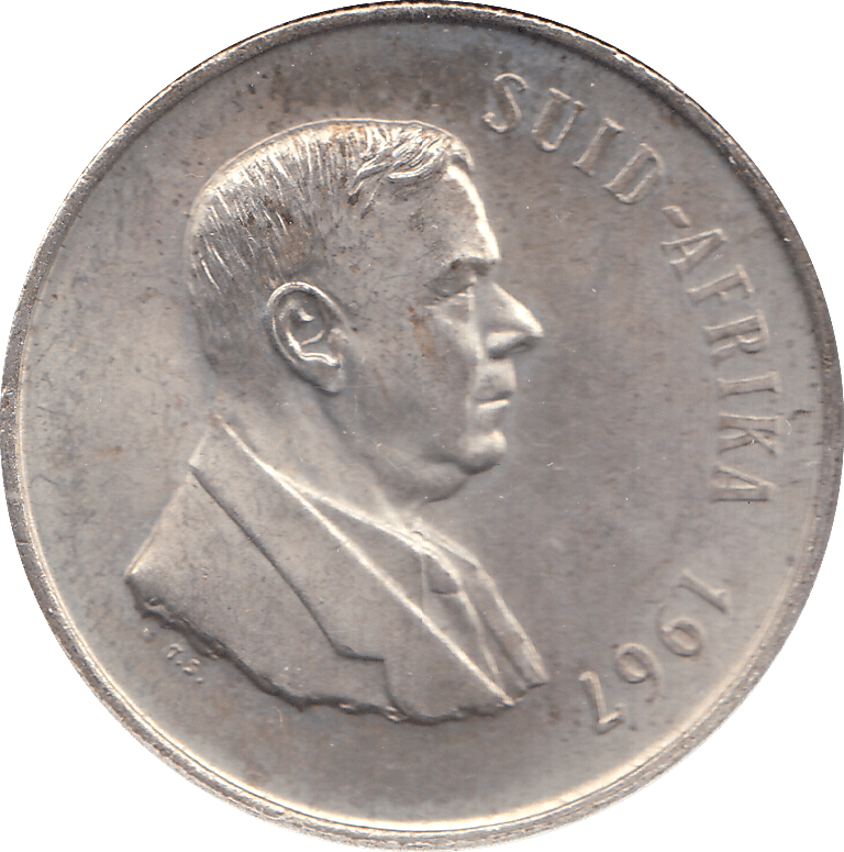 1967 SOUTH AFRICA 1 RAND - WORLD COINS - Cambridgeshire Coins