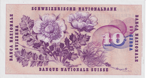 1967 SWITZERLAND 10 FRANCS BANKNOTE REF-1735 - WORLD BANKNOTES - Cambridgeshire Coins