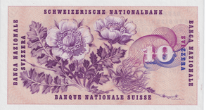 1967 SWITZERLAND 10 FRANCS BANKNOTE REF-1736 - WORLD BANKNOTES - Cambridgeshire Coins