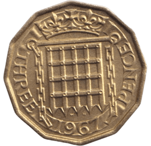 1967 THREEPENCE ( BU ) - THREEPENCE - Cambridgeshire Coins