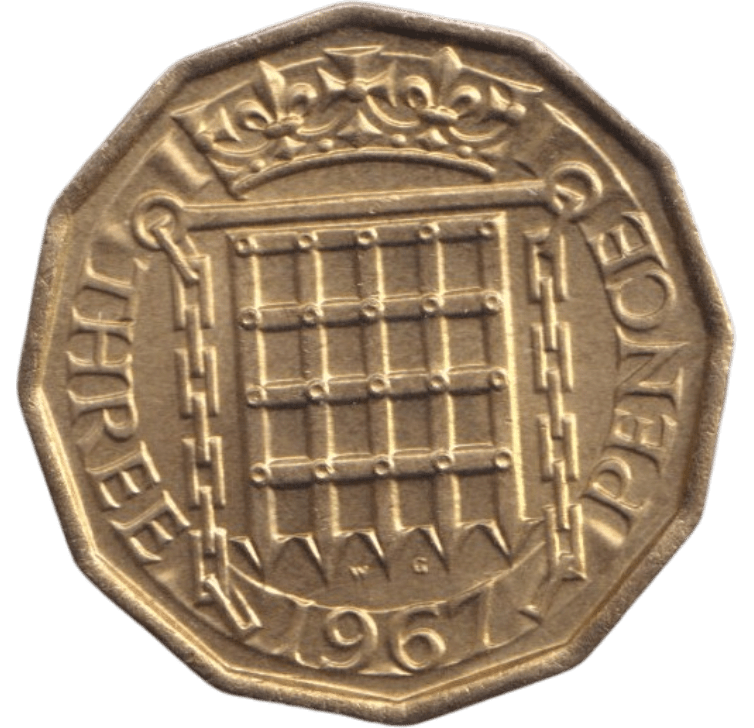 1967 THREEPENCE ( BU ) - THREEPENCE - Cambridgeshire Coins