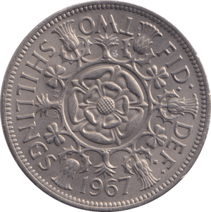 1967 TWO SHILLINGS ( UNC ) - FLORIN - Cambridgeshire Coins
