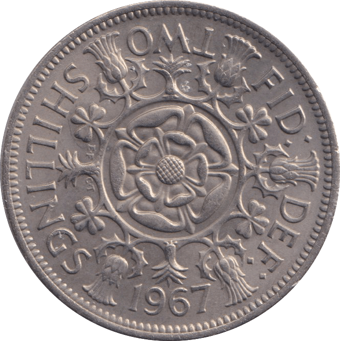 1967 TWO SHILLINGS ( UNC ) - FLORIN - Cambridgeshire Coins