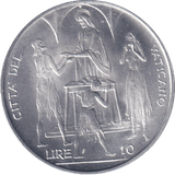 1968 10 LIRE VATICAN - WORLD COINS - Cambridgeshire Coins