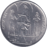 1968 2 LIRE VATICAN - WORLD COINS - Cambridgeshire Coins