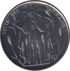1968 50 LIRE VATICAN - WORLD COINS - Cambridgeshire Coins