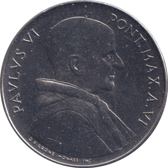 1968 50 LIRE VATICAN - WORLD COINS - Cambridgeshire Coins