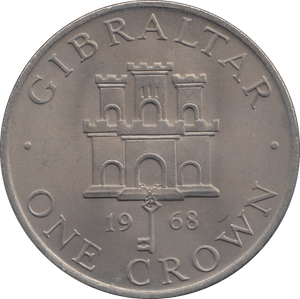 1968 GIBRALTAR CROWN - WORLD COINS - Cambridgeshire Coins