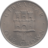 1968 GIBRALTAR CROWN - WORLD COINS - Cambridgeshire Coins