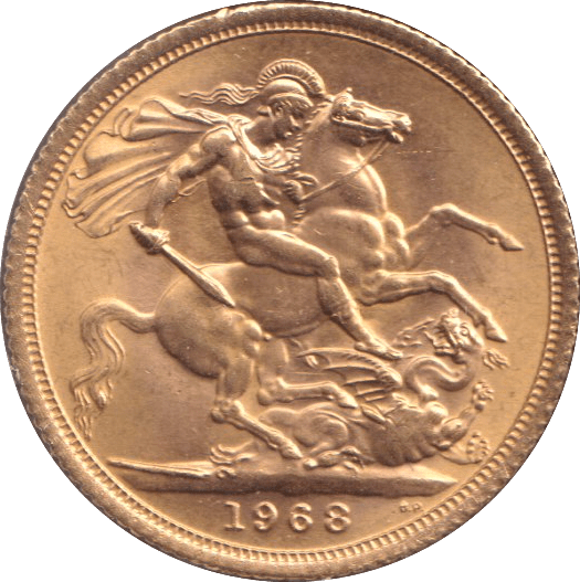 1968 GOLD SOVEREIGN ( UNC ) - SOVEREIGN - Cambridgeshire Coins