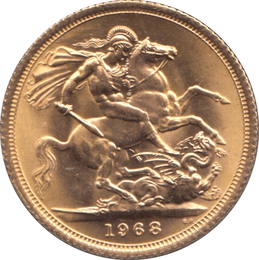 1968 GOLD SOVEREIGN ( UNC ) - SOVEREIGN - Cambridgeshire Coins