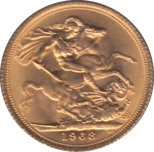 1968 GOLD SOVEREIGN ( UNC ) - SOVEREIGN - Cambridgeshire Coins