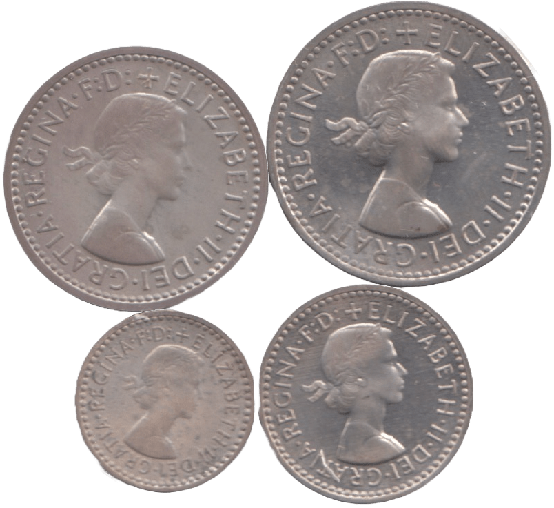 1968 MAUNDY SET ELIZABETH II - Maundy Set - Cambridgeshire Coins
