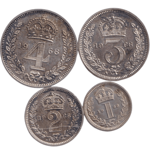 1968 MAUNDY SET ( PROOF ) - Maundy Set - Cambridgeshire Coins