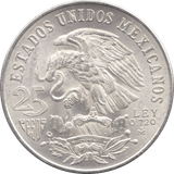 1968 MEXICO SILVER 25 PESOS 1* - SILVER WORLD COINS - Cambridgeshire Coins