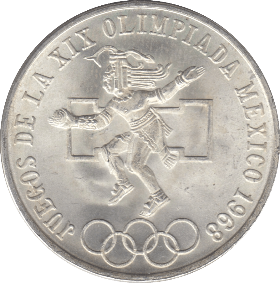 1968 MEXICO SILVER 25 PESOS 1* - SILVER WORLD COINS - Cambridgeshire Coins