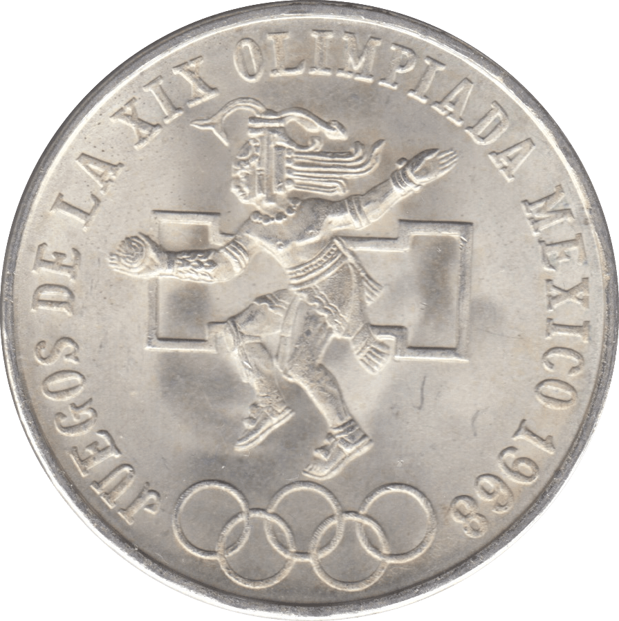 1968 MEXICO SILVER 25 PESOS 2* - SILVER WORLD COINS - Cambridgeshire Coins