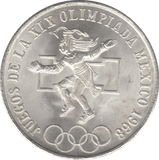 1968 MEXICO SILVER 25 PESOS 3* - SILVER WORLD COINS - Cambridgeshire Coins