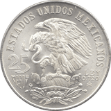1968 MEXICO SILVER 25 PESOS 3* - SILVER WORLD COINS - Cambridgeshire Coins