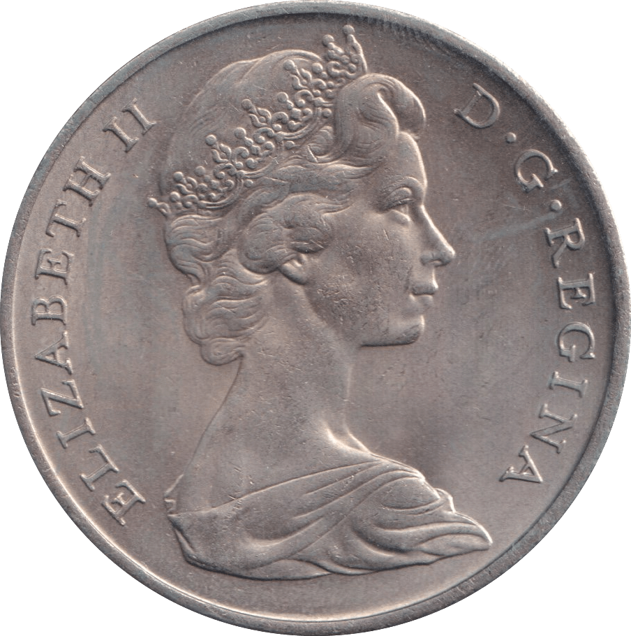 1968 ONE CROWN UK - WORLD COINS - Cambridgeshire Coins