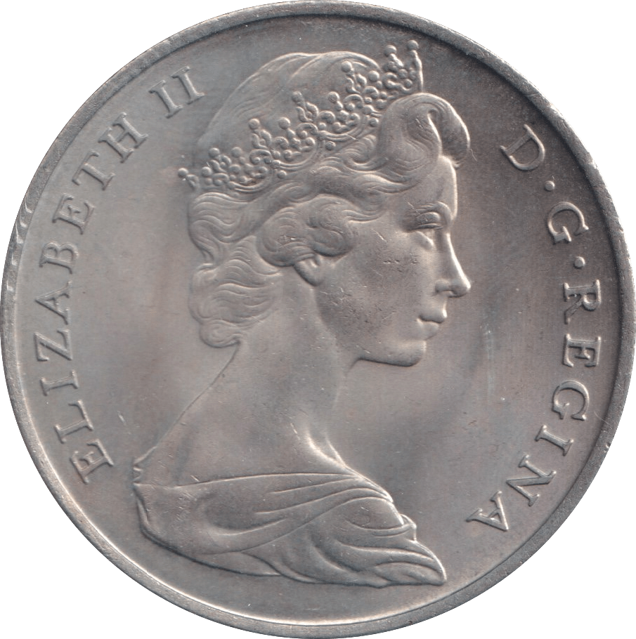 1968 ONE CROWN UK - WORLD COINS - Cambridgeshire Coins