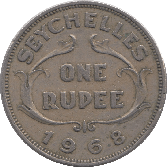 1968 ONE RUPEE INDIA - SILVER WORLD COINS - Cambridgeshire Coins