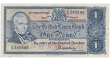 1968 £1 THE BRITISH LINEN BANK SCOT REF 85 - £1 BANKNOTE - Cambridgeshire Coins
