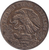 1968 SILVER 25 PESO MEXICO - SILVER WORLD COINS - Cambridgeshire Coins
