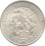 1968 SILVER 25 PESOS MEXICO - SILVER WORLD COINS - Cambridgeshire Coins