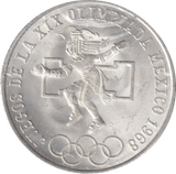 1968 SILVER 25 PESOS MEXICO - SILVER WORLD COINS - Cambridgeshire Coins