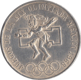 1968 SILVER 25 PESOS MEXICO - SILVER WORLD COINS - Cambridgeshire Coins