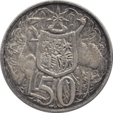 1968 SILVER 50 CENTS AUSTRALIA - SILVER WORLD COINS - Cambridgeshire Coins