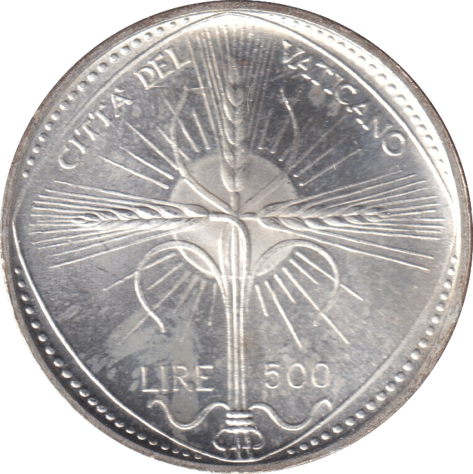 1968 SILVER 500 LIRE VATICAN - SILVER WORLD COINS - Cambridgeshire Coins