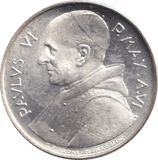 1968 SILVER 500 LIRE VATICAN - SILVER WORLD COINS - Cambridgeshire Coins