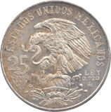 1968 SILVER MEXICO 25 PESO - SILVER WORLD COINS - Cambridgeshire Coins