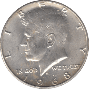 1968 SILVER USA HALF DOLLAR - SILVER WORLD COINS - Cambridgeshire Coins