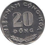 1968 VIETNAM 20 DONG COIN - WORLD COINS - Cambridgeshire Coins