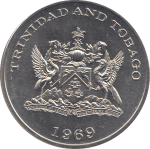 1969 1 DOLLAR TINIDAD AND TOBAGO - WORLD COINS - Cambridgeshire Coins